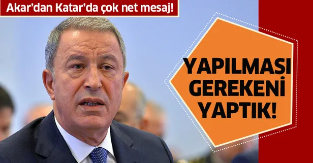 Bakan Akar'dan Türkiye- Libya mutabakatına ilişkin kritik görüşme