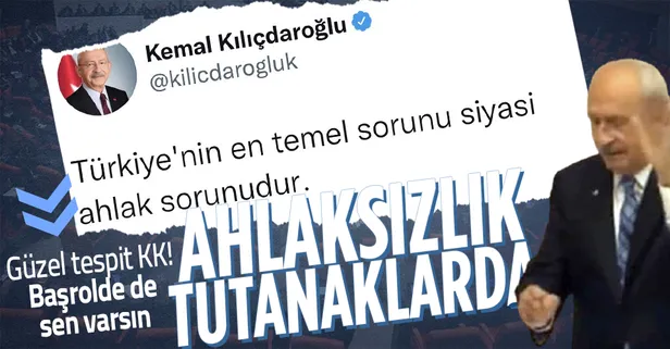 Kemal Kılıçdaroğlu seviyesiz el hareketiyle kendini kanıtladı: "En temel sorun siyasi ahlak sorunu"! Tepkiler tutanaklara yansıdı