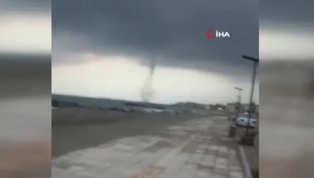 İskenderun Körfezi'nde hortum paniği