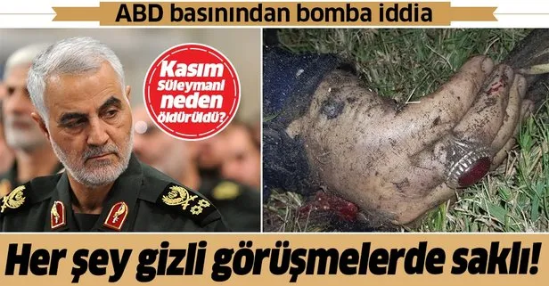Süleymani'nin gizli görüşmeleri ortaya çıktı!