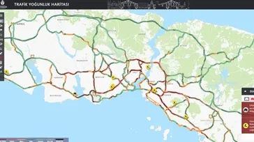 İstanbul’da akşam saatlerinde trafik yoğunluğu yüzde 85’e çıktı!