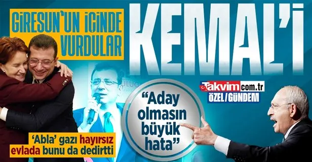 Akşener’den rüzgarı alan İmamoğlu pes etmiyor! Masaya Kılıçdaroğlu’nun adaylığı büyük hata çağrısı: Tarihe kara leke olarak geçeriz