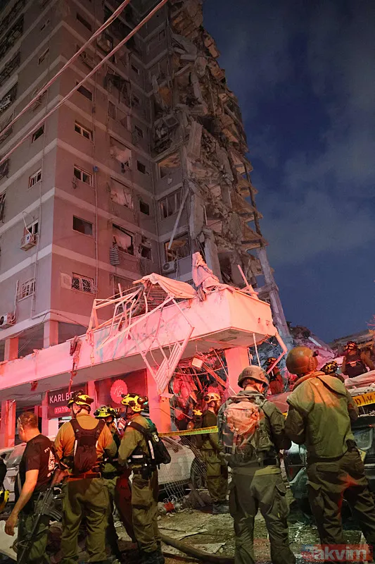 İsrail kentleri alev alev! Balistik ve hipersonikler Demir Kubbe'yi kevgir etti... Füze yağmuru Mersin'den bile görüntülendi - 8