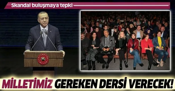 Son dakika: Başkan Erdoğan’dan CHP ve HDP’ye tiyatro tepkisi: Milletimiz gereken dersi verecek