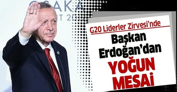 Başkan Recep Tayyip Erdoğan’dan G20’nin ikinci gününde kritik temaslar