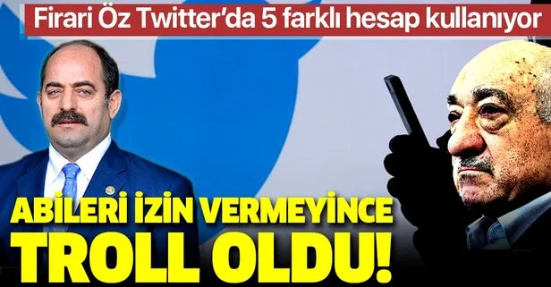 FETÖ’nün Twitter yasağı firari Zekeriya Öz’ü trollüğe sürüklemiş: 5 farklı hesap kullanıyor