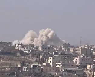 Katil Esed yine varil bombasıyla saldırdı