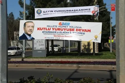 Diyarbakır’da Cumhurbaşkanı Erdoğan heyecanı
