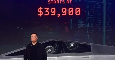 Teslanın Ceosu Elon Musk Maskara Oldu Cybertruck Için