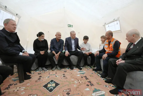 Başkan Recep Tayyip Erdoğan Hatay'ı ziyaret etti: Hem kalbimizle hem gözümüzle hem ziyaretlerimizle Hatay'ın yanında yer almayı sürdüreceğiz - 19