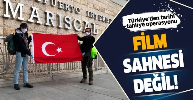Türkiye’den tarihi tahliye operasyonu: Film sahnesi değil!