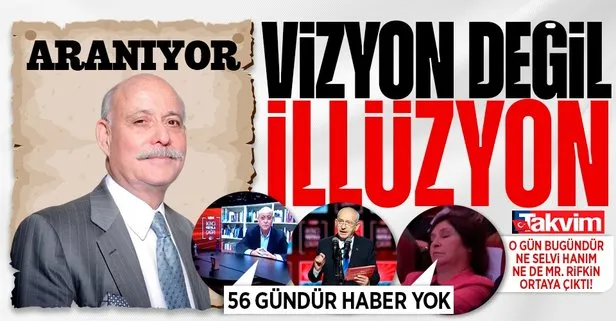 Kemal Kılıçdaroğlu’nun ABD’den ithal danışmanı Jeremy Rifkin 56 gündür kayıp