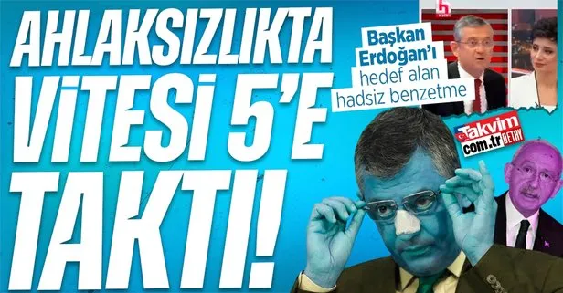 Kandil ve HDPKK ile istikamet alan CHP ahlaksızlıkta vitesi 5’e taktı! CHP’li Özgür Özel’den Başkan Erdoğan’ı hedef alan hadsiz benzetme