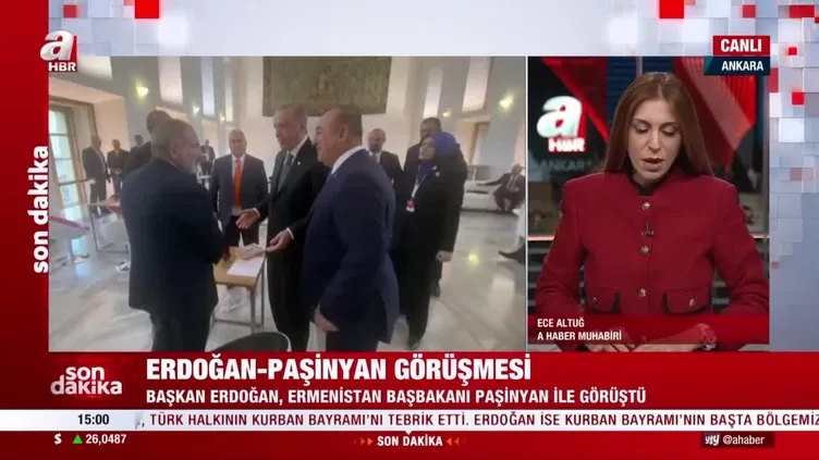 Başkan Erdoğan, Ermenistan Başbakanı Nikol Paşinyan'la görüştü