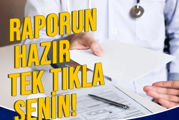 Sağlık Bakanlığı açıkladı! O çile bitti: Tek tıkla sağlık raporu!