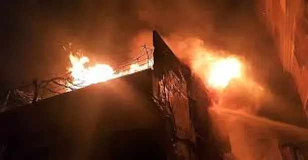 Son dakika: Kahramanmaraş’ta müstakil ev alev alev yandı