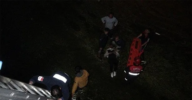 Babasıyla tartıştı, korkuluklara tekme attı! Hastanelik oldu...