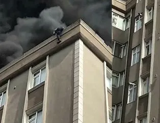 Yangından kurtulmak için 6. kattan atlayan tamirci öldü