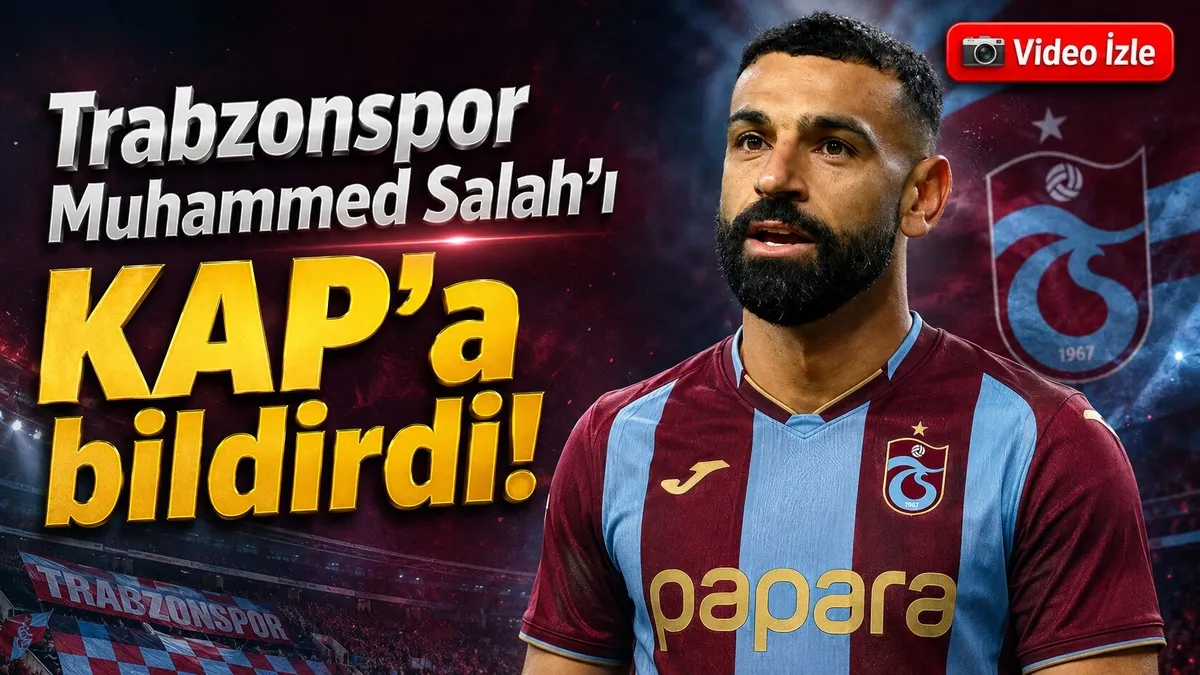 Trabzonspor Muhammed Salah'ı KAP'a bildirdi!