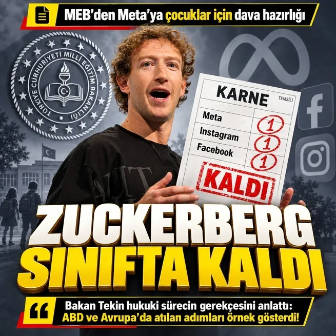 MEBden Meta’ya çocuklar için dava geliyor! Bakan Tekin hukuki sürecin gerekçesini anlattı