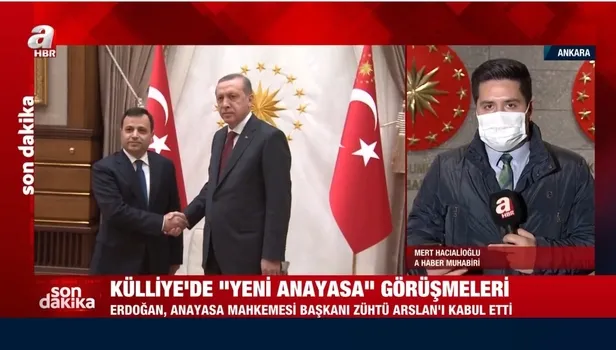 Başkan Erdoğan Anayasa Mahkemesi Başkanı Zühtü Arslan ile ne konuştu?