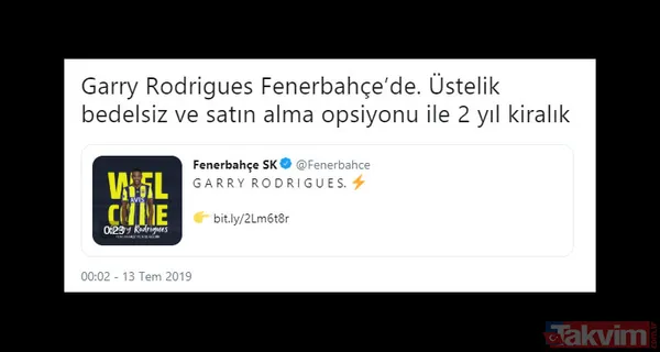 Galatasaray taraftarı Fenerbahçe'nin Garry Rodrigues transferi sonrası çıldırdı - 18