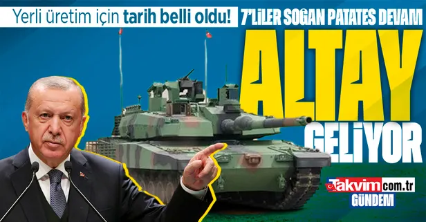 Son dakika: Bakan Akar tarih verdi! Arifiye'de üretilen ilk Altay tankı envantere giriyor