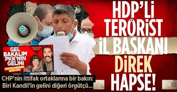 HDP Tekirdağ İl Başkanı Cahit Direk, PKK/KCK terör örgütüne üye olmak suçundan tutuklandı