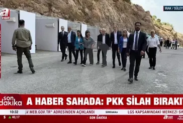 DEM heyeti silahların bırakılacağı bölgede