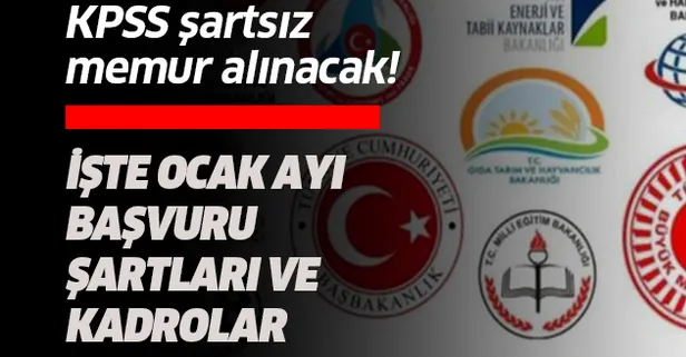 Hangi kamu kurumları KPSS'li ve KPSS'siz personel alımı yapacak?