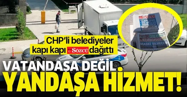 CHP’li belediyelerden halka değil yandaşı Sözcü’ye hizmet!
