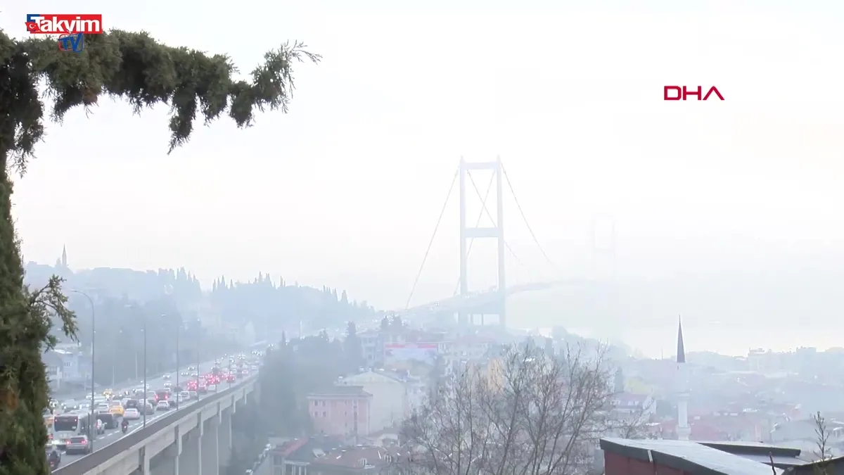 İstanbul’da sis!