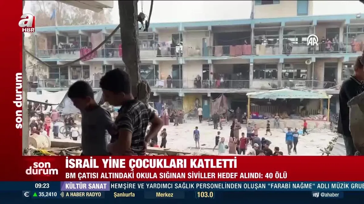 Katil İsrail’den okul katliamı: 40 can kaybı