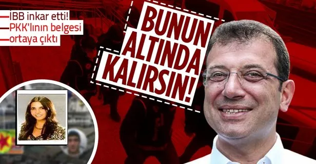 İBB inkar etti! PKK’lının belgesi ortaya çıktı