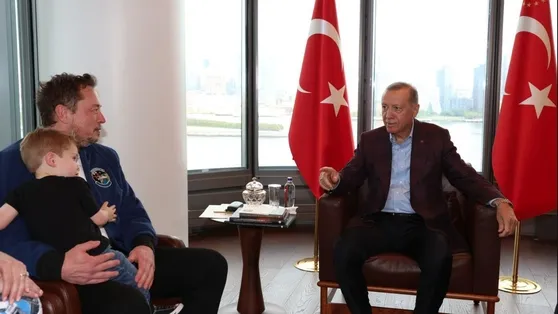 Başkan Recep Tayyip Erdoğan, Türkevinde Space X CEOsu Elon Musk ile görüştü