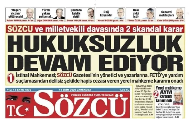 Yıllarca FETÖ'nün avukatlığını yapıp ceza alınca "hukuksuzluk skandalı" diyen Sözcü'ye hatırlatma! "Daha ne yapacaksınız?"-5