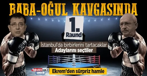 Baba-oğul mücadelesinde ilk raund: İstanbul İl Başkanlığı seçimleri! Kemal Kılıçdaroğlu ve Ekrem İmamoğlu adaylarını belirledi