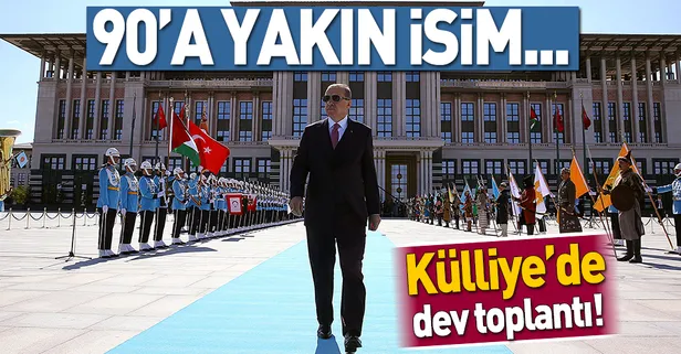 Başkan Erdoğan'dan Külliye’de Alman firmalarıyla dev toplantı
