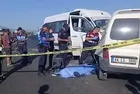 İzmir’de işçi servisi ile hafif ticari araç çarpıştı: 1 ölü, 13 yaralı