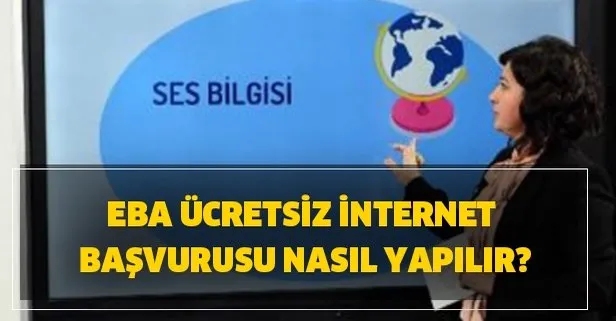 EBA ücretsiz internet başvurusu nasıl yapılır? EBA TV ilkokul, ortaokul, lise canlı yayın izle eba.gov.tr’de