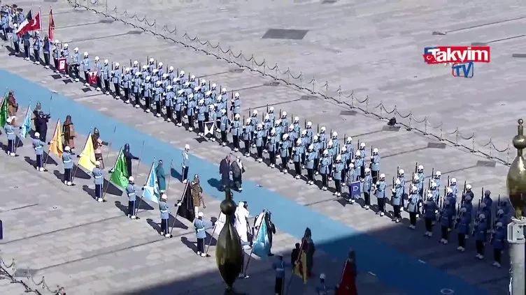 Başkan Erdoğan’ın resmi törenle karşıladığı Kuveyt Emiri El Sabah’tan Türkçe selam: Merhaba asker!