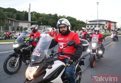 Türkiye Motosiklet Federasyonu 15 Temmuz dolayısıyla anma sürüşü yaptı!
