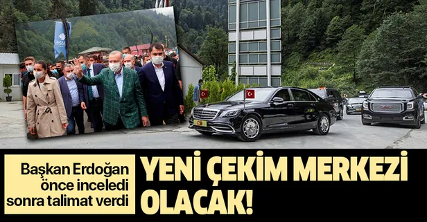Başkan Erdoğan Ayder Yaylası'nda incelemelerde bulundu