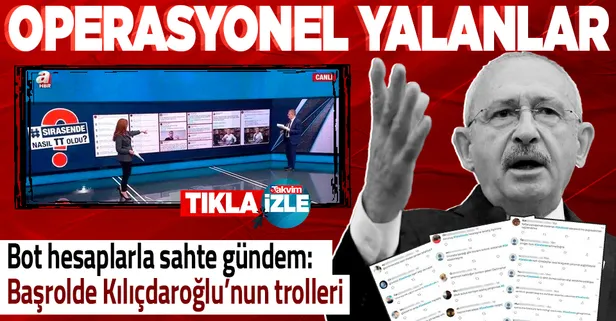 CHP'den sosyal medyada operasyonel yalanlar! '#SıraSende' etiket çalışması ve bot hesaplarla oluşturulan sahte gündem