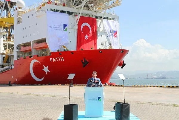 Berat Albayrak, ilk yerli sondaj gemisi Fatih'i Akdeniz'e Uğurlama Töreni'nde konuştu-4