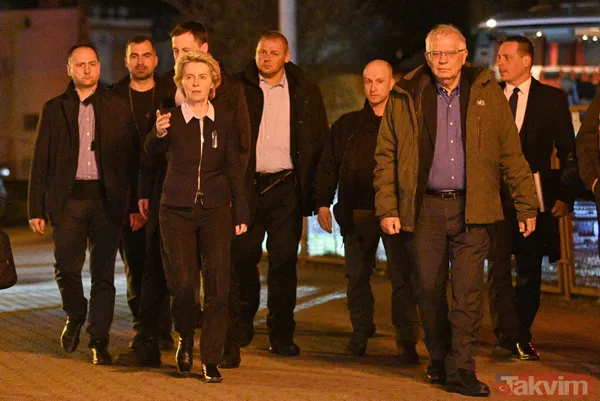 SON DAKİKA: Ursula von der Leyen ve Josep Borrell Ukrayna'da Buça Kiev'i ziyaret etti - 7