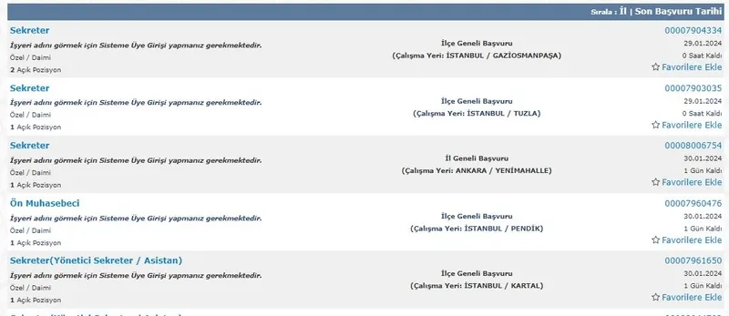 İŞKUR acil TECRÜBESİZ KPSS'siz, şartsız 18-55 yaş arasına online iş başvurusu!-7