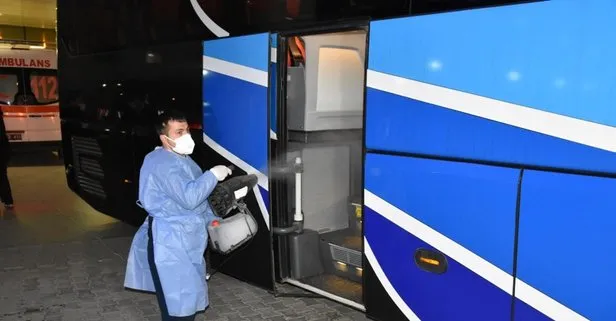 Yolcu otobüsünde iki kişinin koronavirüs testi pozitif çıktı! Tüm yolcular karantinaya alındı