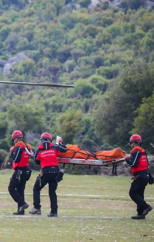 İzmir Menemen'de nefes kesen tatbikat