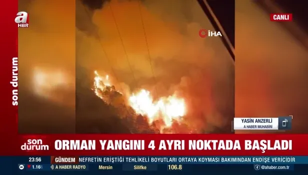 Alanya'da orman yangını kontrol altına alındı